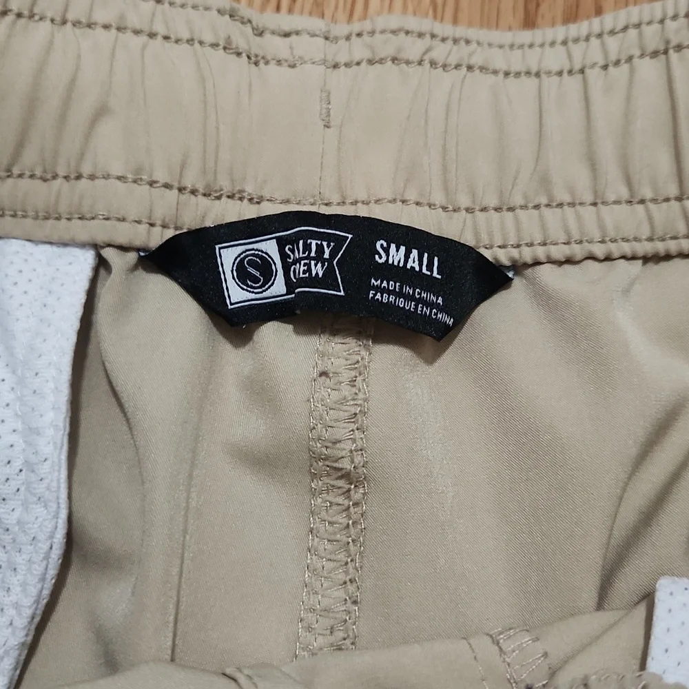 Salty Crew Boardshorts Beacon 2 Elastic -Sand Size Small